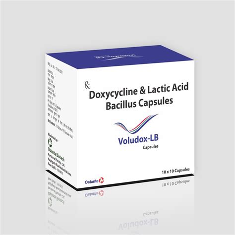 Voludox Lb Doxycycline With Lactic Acid Bacillus Mg Capsules