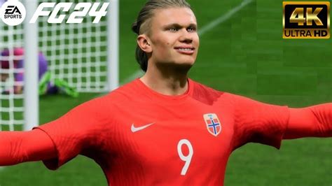 EA FC 24 Noruega X Espanha Eliminatórias da Europa Gameplay PS5