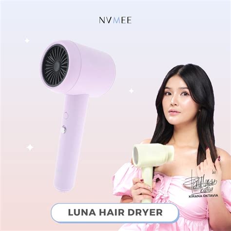 Jual NVMEE Luna Hair Dryer Strong Wind Low Watt Alat Pengering