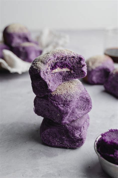 Vegan Ube Cheese Pandesal Filipino Recipe Floured Frame