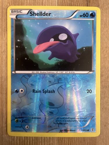 Pokémon TCG Shellder Generations 19 83 Reverse Holo Common NM eBay