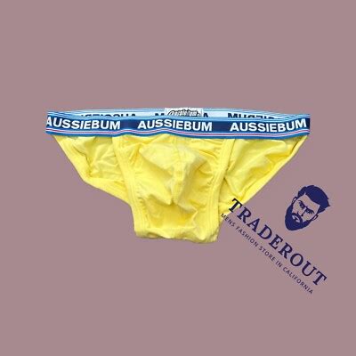 AussieBum Men Yellow Icy Pop Bikini String Bikini Underwear Size M L EBay