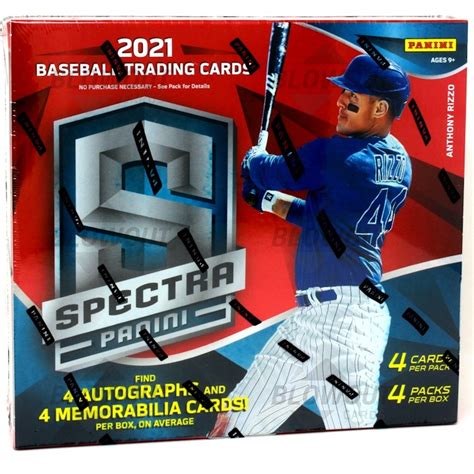 2021 Panini Spectra Baseball Hobby Box