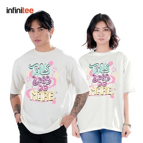 Infinitee Minimalist Statement Oversized T Shirt For Men Women Oversize