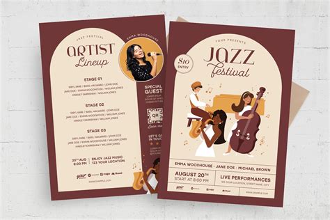 Jazz Flyer Template Psd Ai Eps Brandpacks