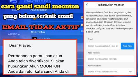 Cara Ganti Sandi Akun Moonton Tanpa Email Pemulihan Terbaru Youtube