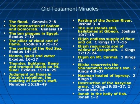 Notes And Power Point Apologetics And The Miracles Of Jesus