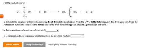 Estimate The Gas Phase Enthalpy Change Using Bond Chegg