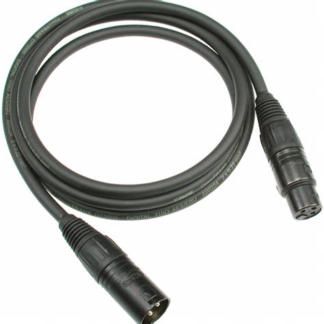 Cordon XLR 3 femelle XLR 3 mâle AES EBU longueur 5m KLOTZ CABLES