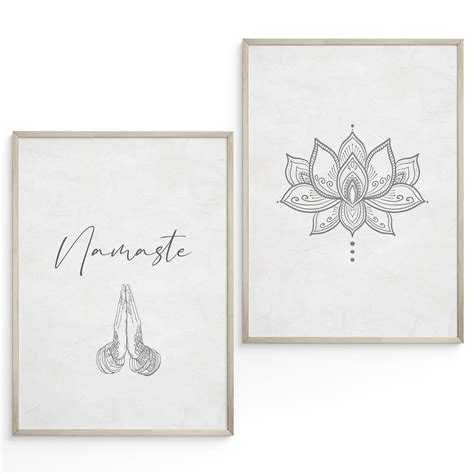 Yoga Wall Art Set of 14 Printables Yoga Studio Art Yoga Room Decor Home ...