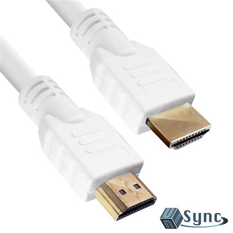 【unisync】hdmi轉hdmi高畫質4k影音認證傳輸線 白3m Hdmi Yahoo奇摩購物中心