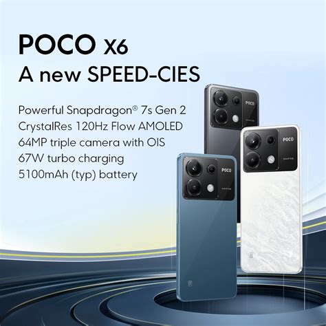 Global Version Poco X G Snapdragon S Gen W Charging Hz Flow