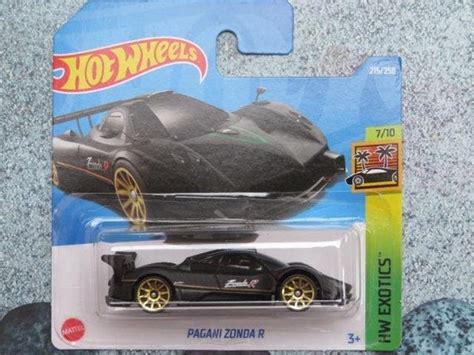 Hot Wheels Pagani Zonda R Black Hw Exotics Perfect Birthday Etsy Uk