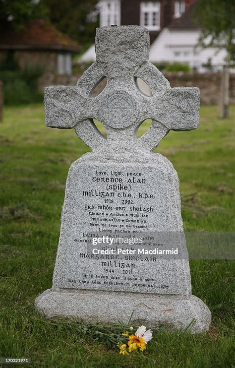 The Tombstone Of Comedian Spike Milligan Lies In The Graveyard Of St