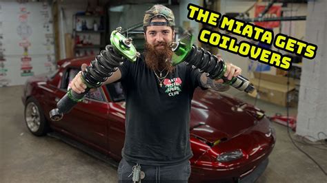 How To Install Coilover On A Na Miata Karbon Kings Youtube