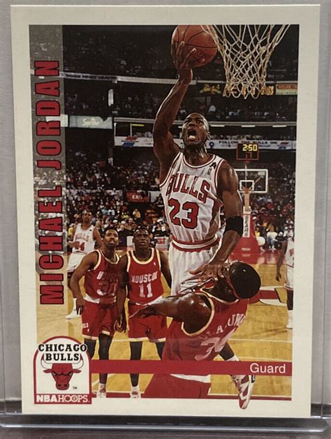 1992 93 NBA Hoops Michael Jordan 30 HOF Chicago Bulls EBay