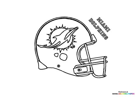 NFL Team Helmets - Coloring Pages for kids | Free and easy printables