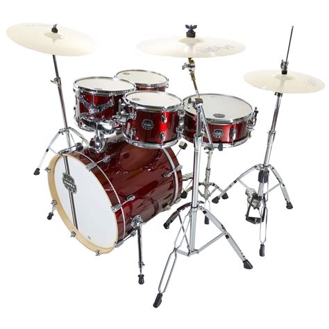 DISC Mapex Horizon II 20 Fusion Drum Kit Burgundy Gear4music