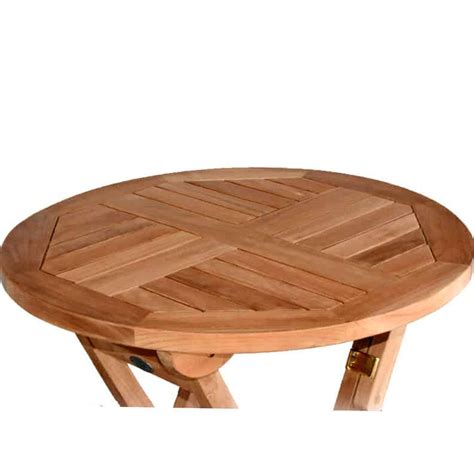 Outdoor Teak Folding Bistro Table- Cairns - Teak Patio Furniture | Teak ...