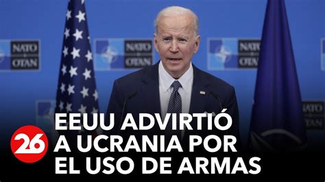 EEUU advirtió a Ucrania por el uso de armas en territorio ruso YouTube