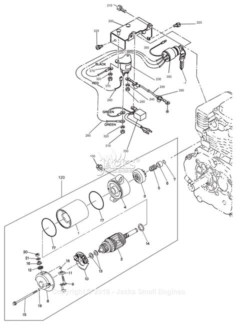 Robin Subaru EH25 Parts Diagram For Electric Start