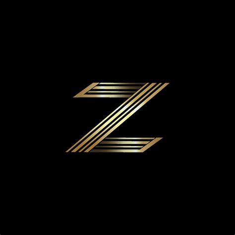 z luxury logo design creative gold z logo 11395967 Vector Art at Vecteezy