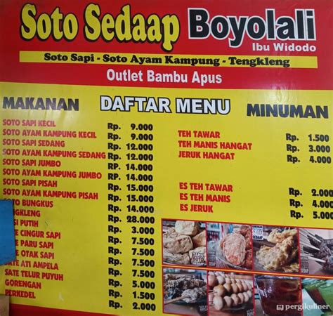 Selalu Diperbarui Menu Soto Sedaap Boyolali Hj Widodo Cipayung