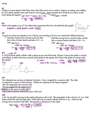 Phys Homework Exam A Stationary Firecracker Explodes Into Three