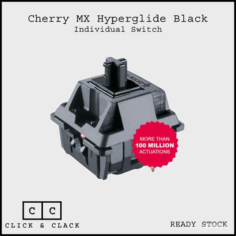 Cherry Mx Hyperglide Black Mechanical Switch For Mechanical Keyboard