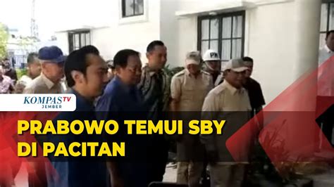 Prabowo Temui Sby Dan Ahy Di Pacitan Usai Unggul Raihan Suara Pilpres