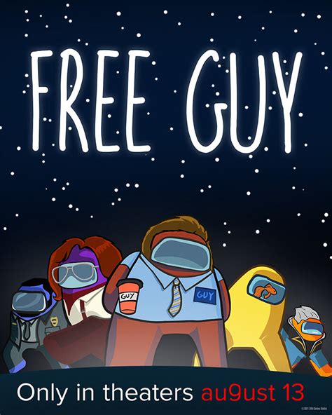 FREE GUY Poster Art Series are Recreations of Some of Our Favorite ...