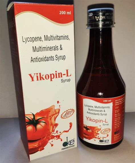 Yikopin L Lycopene Multivitamins Multiminerals And Antioxidants Syrup