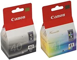 Canon PG 40 Black CL 41 Colour Ink Cartridge Combo Pack 0615B043