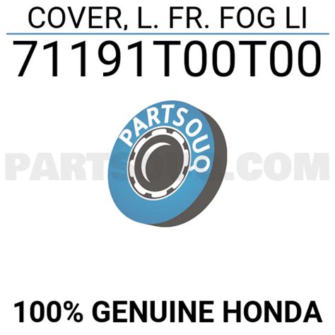 Cover L Fr Fog Li T T Honda Parts Partsouq