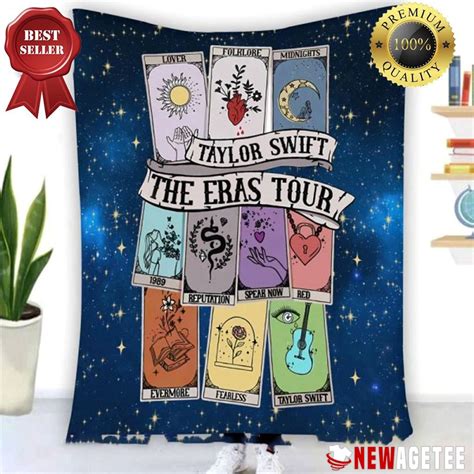 Taylor Swift The Eras Tour Speak Now Red Album Quilt Fleece Blanket