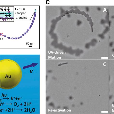 Light Driven Micro Nanomotors With Bubble Induced Propulsion A