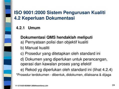 PPT Kursus 2 Hari Pendekatan Berkesan Penerapan Sistem Pengurusan