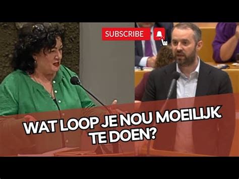 Caroline Van Der Plas CLASHT Met Links Wat Loop Je Nou Moeilijk Te