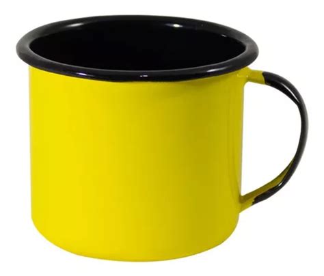 Caneca Esmaltada Unidade M E Agata Ewel N Ml Cores Cor Amarelo