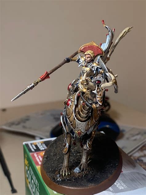 Cyessa Spear Of The Dawn Kitbashed Vanari Lord Regent D Rageofsigmar