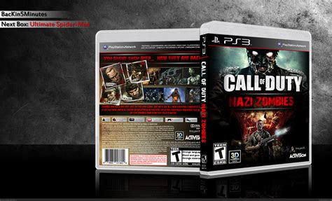 Viewing full size Call of Duty Nazi Zombies box cover