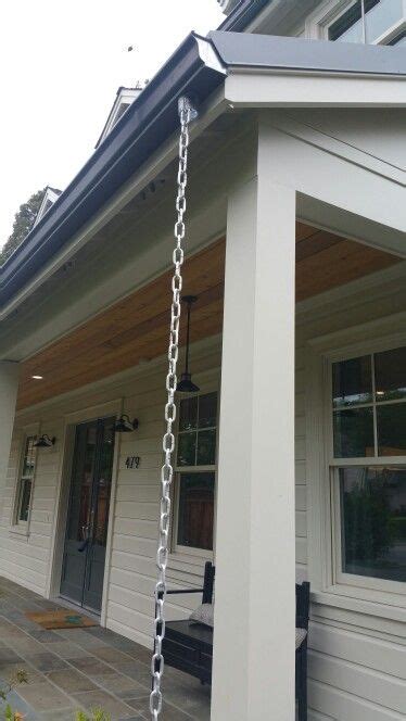 Gutter Chain Gutter Chains House With Porch Porch Veranda