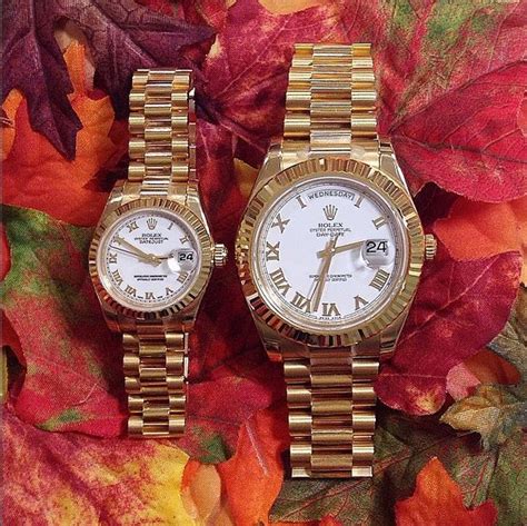 His & Hers Rolex Watches sold at Leo Alfred Jewelers of Dublin, OH Trendy Watches, Gold Watches ...