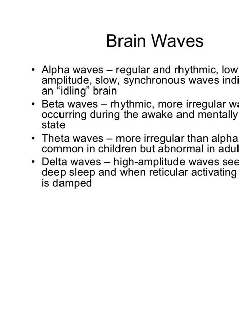 Brain waves