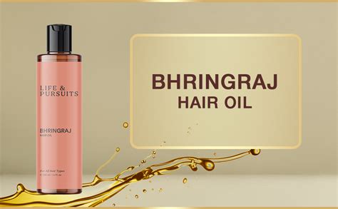 Life And Pursuits Bhringraj Hair Growth Oil Ayurvedic Oil For Men And Women Nourishes