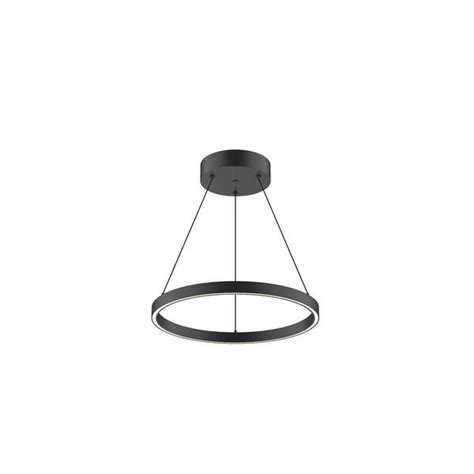 KUZCO Cerchio 18 In 1 Light 37 Watt Black Integrated LED Pendant Light