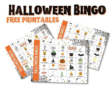 Halloween Bingo Free Printables Set Of Originalmom