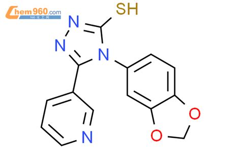 475503 02 7 4 1 3 Benzodioxol 5 Yl 5 Pyridin 3 Yl 4H 1 2 4 Triazole