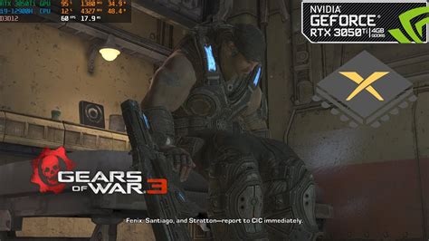 Gears Of War 3 60FPS Patch Xenia Canary 1d480f74f ASUS ROG Z13 RTX