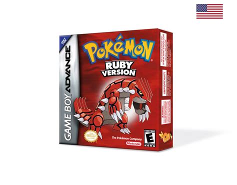 Pokemon Ruby Box For Game Boy Nintendo Us Version Hq Inner Tray